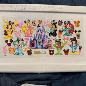 Disney Princess and Castle Sticker Collection - Multicolor it’s a cup wrap